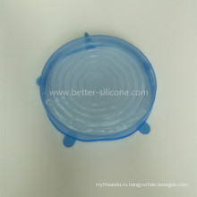 Запечатывание силикона стеклянная Крышка Опарник для еды